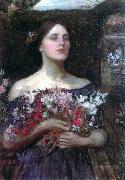 John William Waterhouse Gather Ye Rosebuds oil